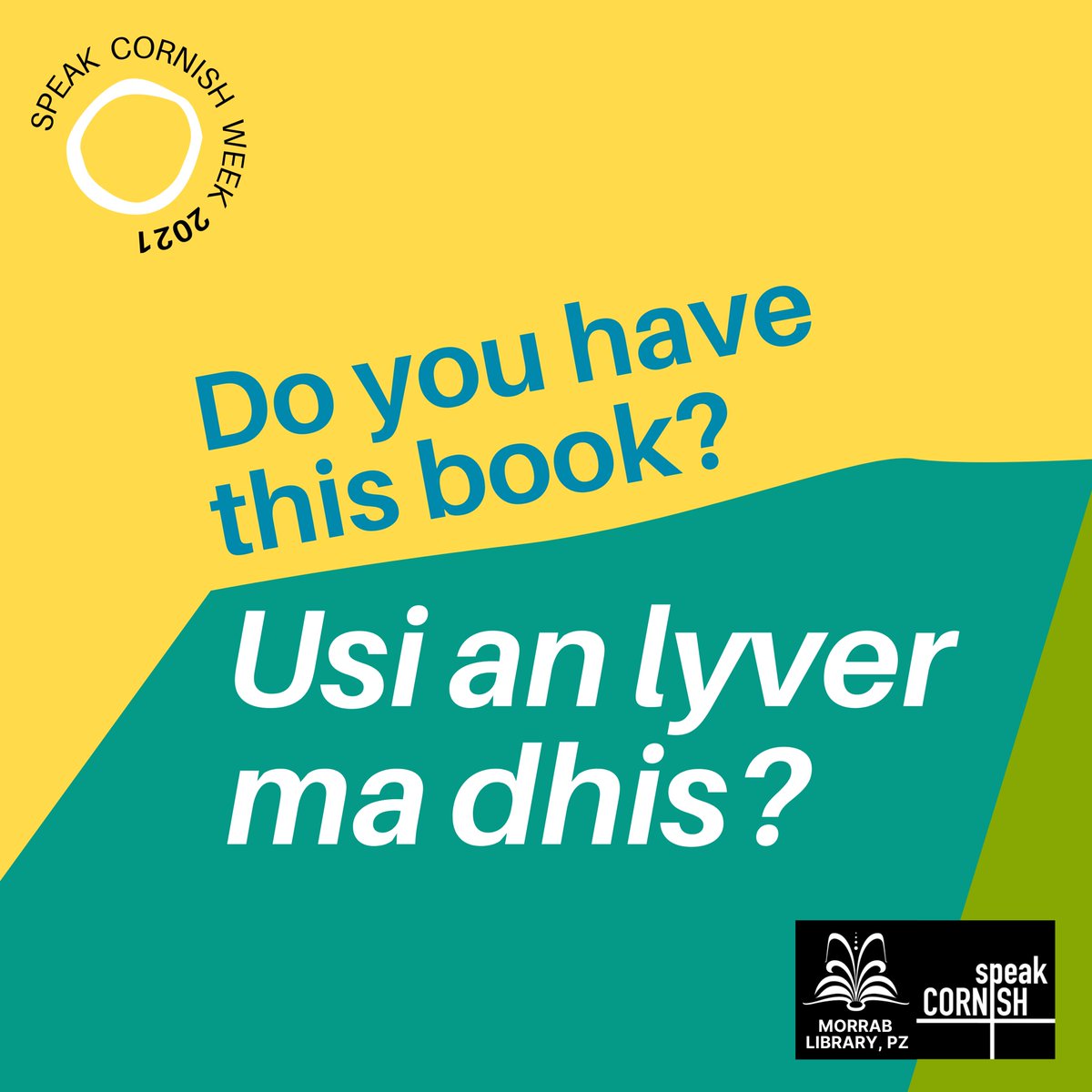 morrablibrary's tweet image. To celebrate #SpeakCornishWeek, we thought we&apos;d revisit some of the signage we created back in 2021. It&apos;s never too late to learn - come and practice on us!
Go to bit.ly/3pmaZJX to find out about learning Cornish, events near you &amp;amp; more. #CornishLanguage #LoveYourLibrary