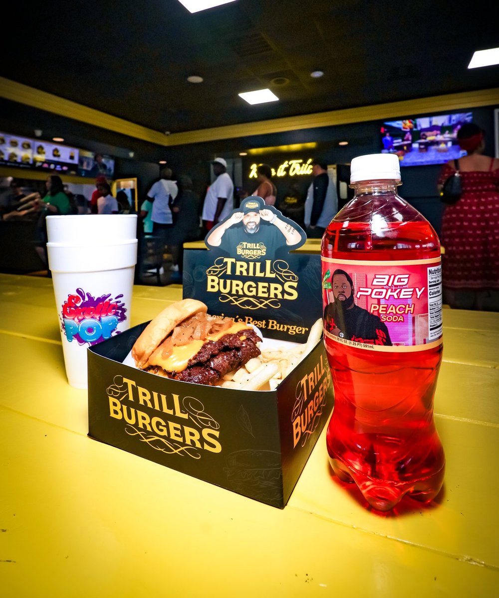 trillburgers 🍔 (@trillburgers) on Twitter photo June 27. Get the Big Poyo meal in honor of Big Pokey, in collaboration with our friends <a href="/ExoticPopShop/">Exotic Pop</a>. All profits from this meal will go to Big Pokey’s family June 27. Get the Big Poyo meal in honor of Big Pokey, in collaboration with our friends <a href="/ExoticPopShop/">Exotic Pop</a>. All profits from this meal will go to Big Pokey’s family
