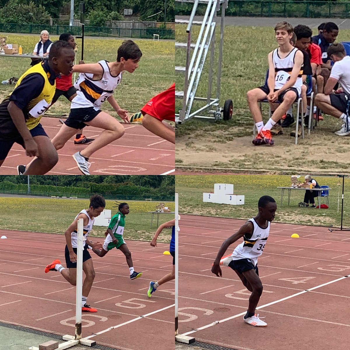 teamrbcs's tweet image. The last school athletics match of the season - District Finals with both A and Bs competing in their respective finals. Good luck to our 🚣‍♀️ and 🏏 teams too! Big afternoon of RBC sport. @ReadingBlues 🔵🟡#rbcs