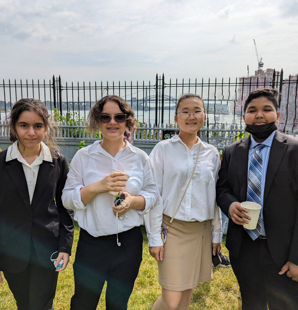 BELL Academy's Junior United Nations Ambassadors traveled to Gracie Mansion for an event hosted by the Mayor's Office to celebrate our accomplishments, hard work, and our culminating project to help people in need.