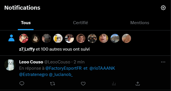 2 followers !!! avant les 1000 !! gogogo