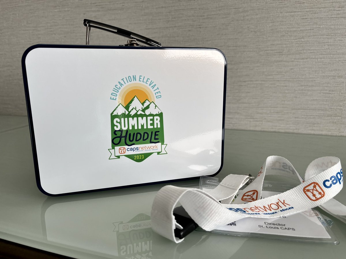 “Pack a lunch 🥪.” Day 2 of the <a href="/NetworkCAPS/">CAPS Network</a> Summer Huddle is going to be a busy one… #CAPS100