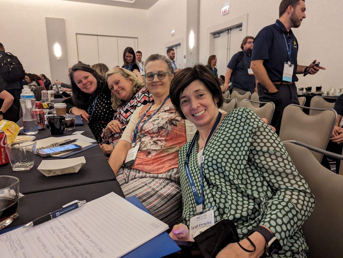 JulieRasRN's tweet photo. We had a great first day at the @AACI_Cancer meeting.  It was great to learn from so many leaders in the oncology clinical research.  Thanks, @DukeCancer, for the opportunity! https://t.co/IqsW6pSiUO