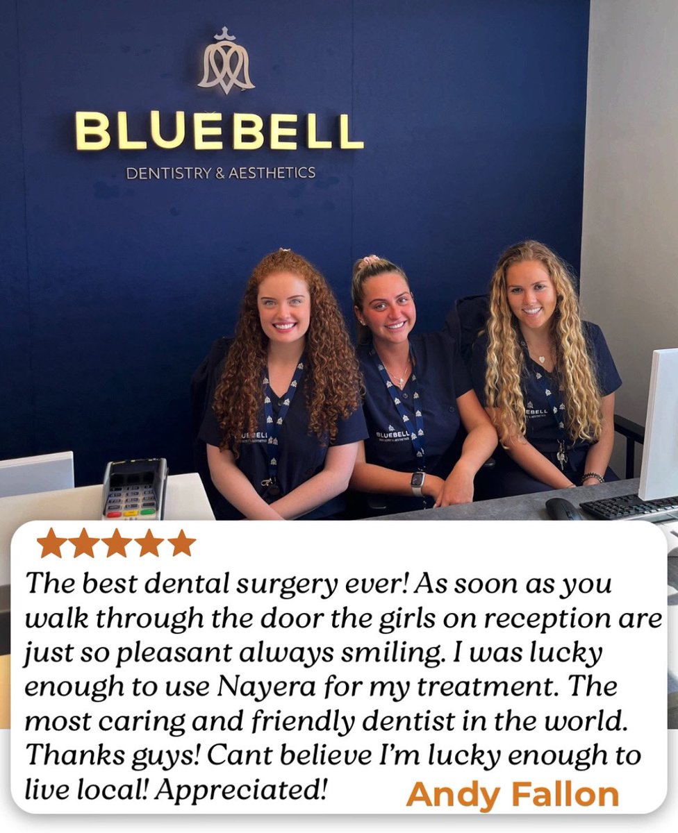 BluebellClinic's tweet photo. We take great pride in our Bluebell patient experience so when we receive a Google review like this we really appreciate it! #dentistry #aesthetics #skincare #reviews https://t.co/mMXev6nZK5