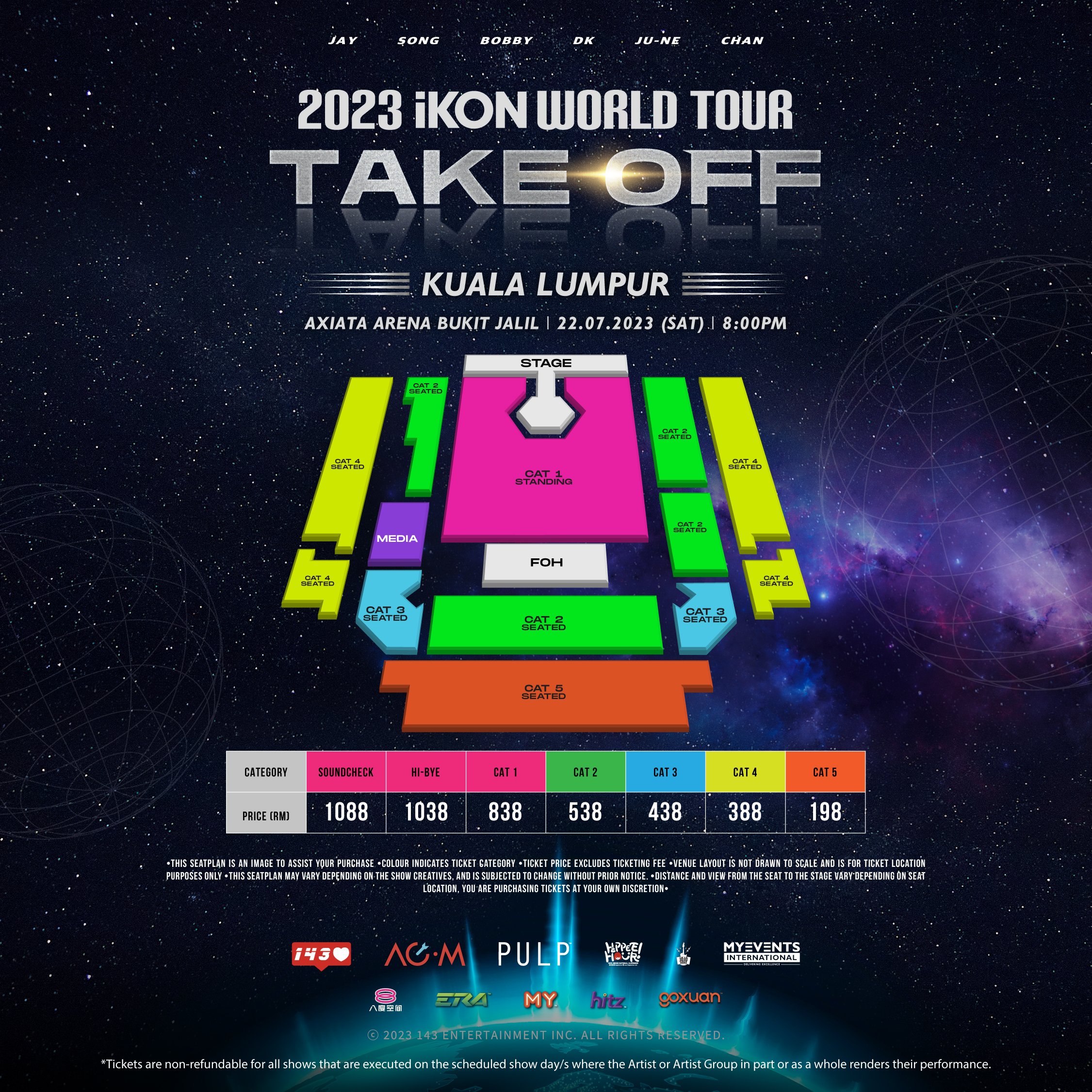 2025 iKON World Tour Take Off in Kuala Lumpur (Tickets) mypromo.my