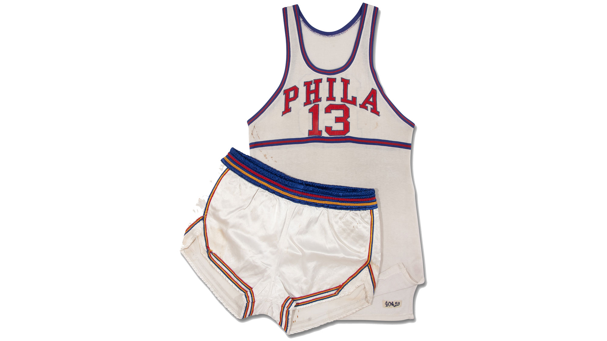 Sell or Auction Wilt Chamberlain Game Worn Philadelphia 76ers Jersey