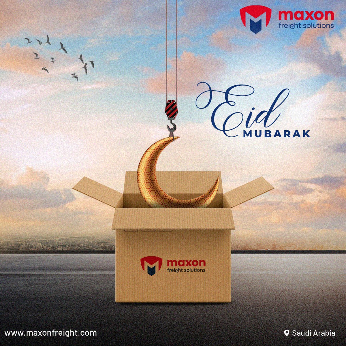 maxonfreight's tweet photo. May your Eid be filled with joy, love, and blessings.

Eid Mubarak

#maxonfreightsolutions #maxon #freightsolutions #saudiarabia   #moversandpackers #freightsolutionsinKSA #KSA #saudi      #relocationexperts #eidmubarak https://t.co/mWSeiaC1r2