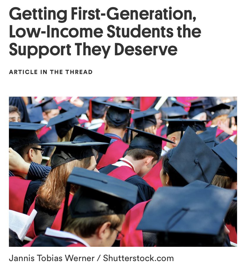 Getting First-Generation, Low-Income Students the Support They Deserve
#WeleadEd #FirstGen #Equity #Edchat #satchat #Edleaders #Suptchat #AtPrimise #CALSA #WomenEd 

newamerica.org/the-thread/sup…