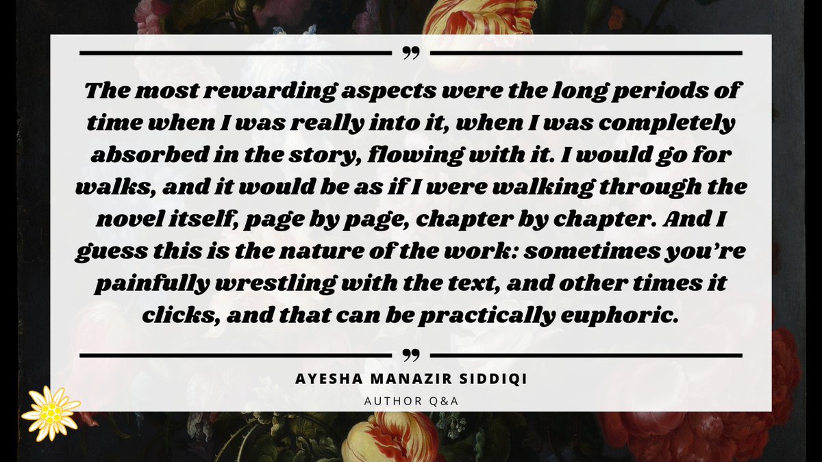 '...And I guess this is the nature of the work: sometimes you’re painfully wrestling with the text, and other times it clicks, and that can be practically euphoric.' - Ayesha Manazir Siddiqi abovethetreeline.com/edelvoice-ayes…