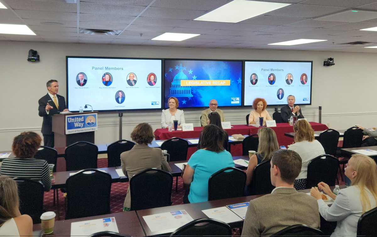Thank you United Way of CFL  for hosting a great Legislative Recap, we discussed healthcare, affordable housing and many other issues affecting Central Florida children and families.