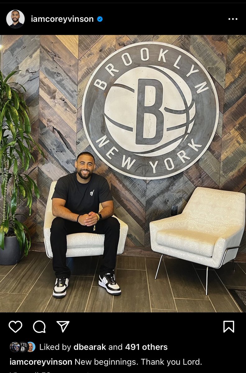 NetsKingdom 👑🗽 on Twitter "Brooklyn Nets Assistant Coach Corey Vinson