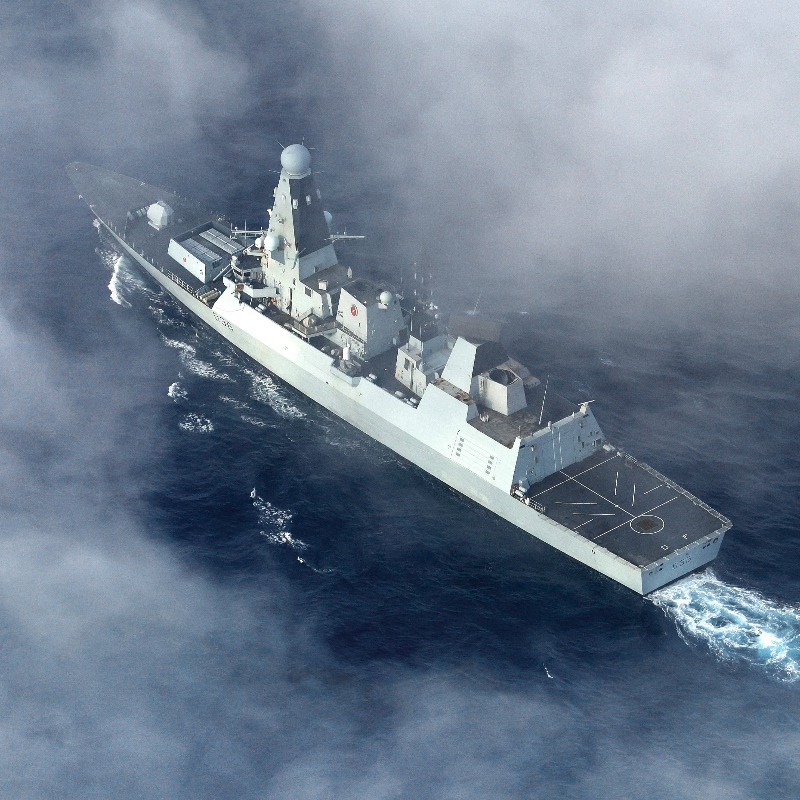 RoyalNavy's tweet photo. One of the #RoyalNavy's busiest destroyers is heading for refit...

After sailing the equivalent of 12 times around the world, the curtain has been brought down on the first act of @HMSDefender's career ahead significant upgrades over the next two years.

🔽
