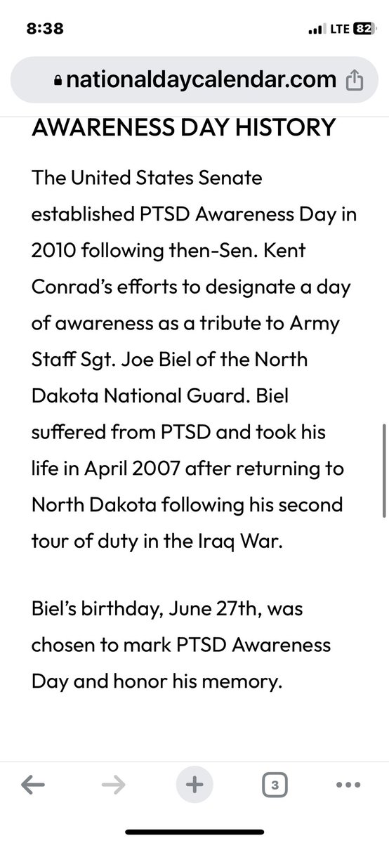 MissAllyBerger's tweet image. #NationalPTSDAwarenessDay

nationaldaycalendar.com/national-ptsd-…

#ScreenShotChallenge2023
#ScreenShotChallenge
#ScreenShotThis
#ScreenShots
#ScreenShot 

#VetDavidHollis
@DHollis38 

#TeamHollis
@KOOL_DENISE 
@DeniseHollis16 

#ImagineAndDoIt 
#MissAllyBerger
#ALLY☮️💟✝️🙏
@MissAllyBerger