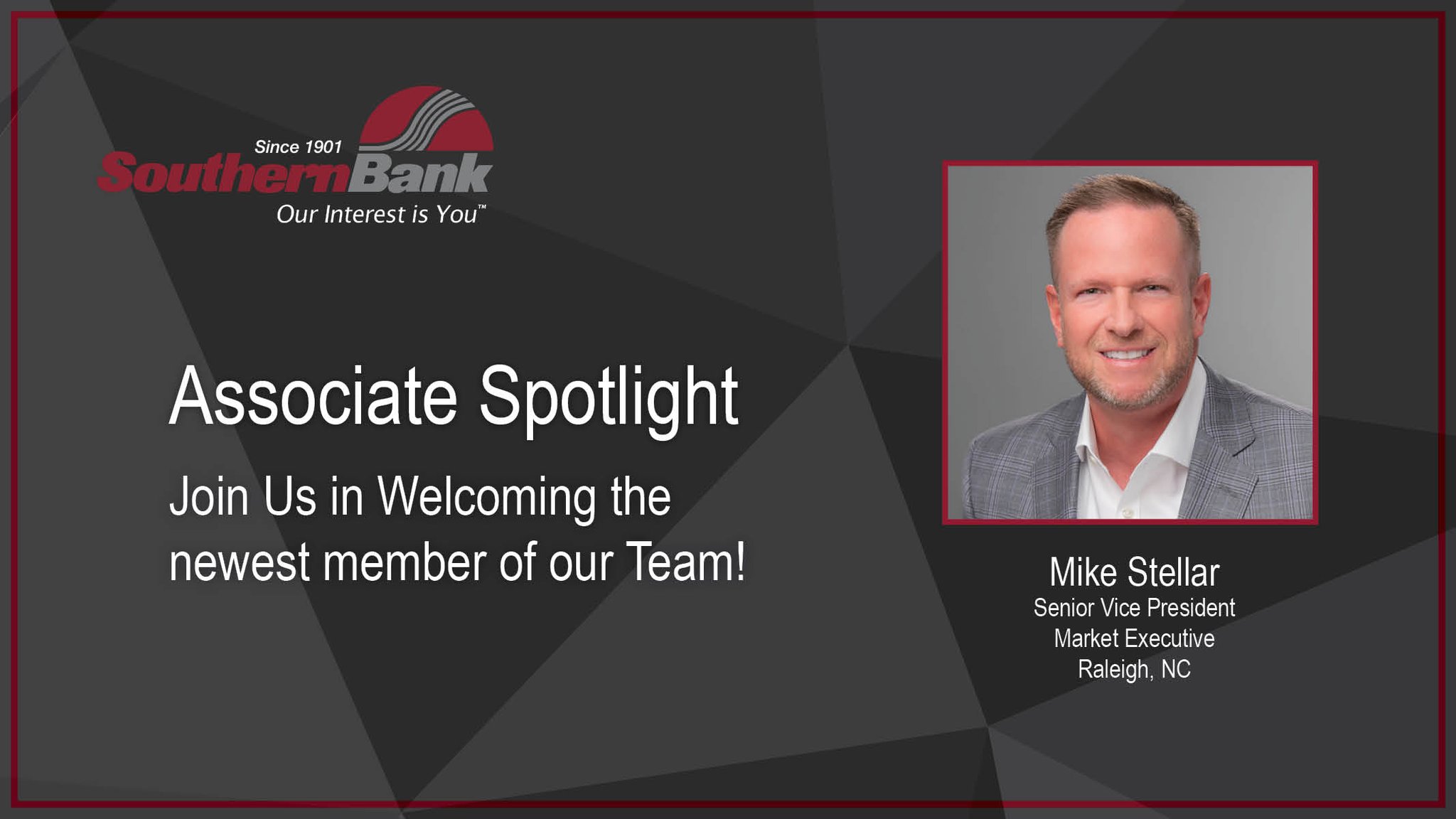 Southern Bank on Twitter "Mike Stellar has joined Southern Bank as a