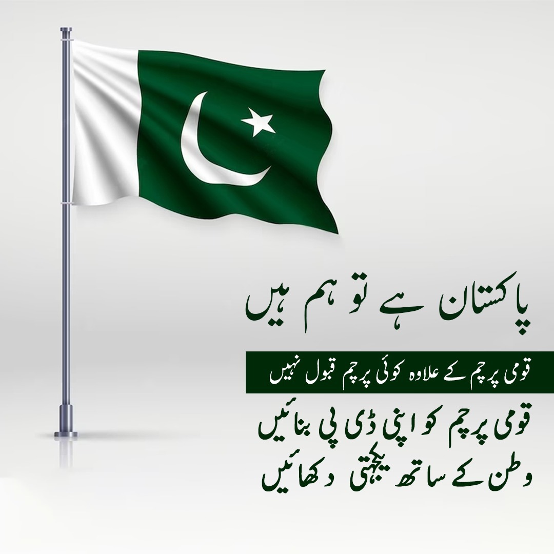 پاکستان ہے تو ہم ہیں!! پاکستان ہی ہماری ریڈ لائن ہے!! #میری_پہچان_پاکستان