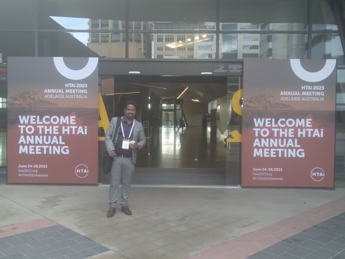 Attended #HTAi2023Adelaide meeting, Australia!
It was a great experience sharing HTA works with all potential interest groups globally as well as leading thinkers in HTA. Thanks #AfricaCDC HEP and #just_nonvignon for facilitating this opportunity🙏