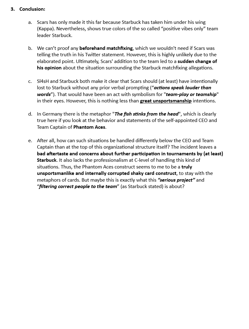 Daniel Spenst (@ixixlord) on Twitter photo My current thoughts (3 screenshots) about the situation around the matchfixing from <a href="/StarbuckSC2/">Matic 'Starbuck' D.</a>
<a href="/Back2Warcraft/">Back2Warcraft</a> <a href="/W3ChampionsTeam/">W3Champions</a> <a href="/ScarsWc3/">Pepe Roldan Duran</a> My current thoughts (3 screenshots) about the situation around the matchfixing from <a href="/StarbuckSC2/">Matic 'Starbuck' D.</a>
<a href="/Back2Warcraft/">Back2Warcraft</a> <a href="/W3ChampionsTeam/">W3Champions</a> <a href="/ScarsWc3/">Pepe Roldan Duran</a>
