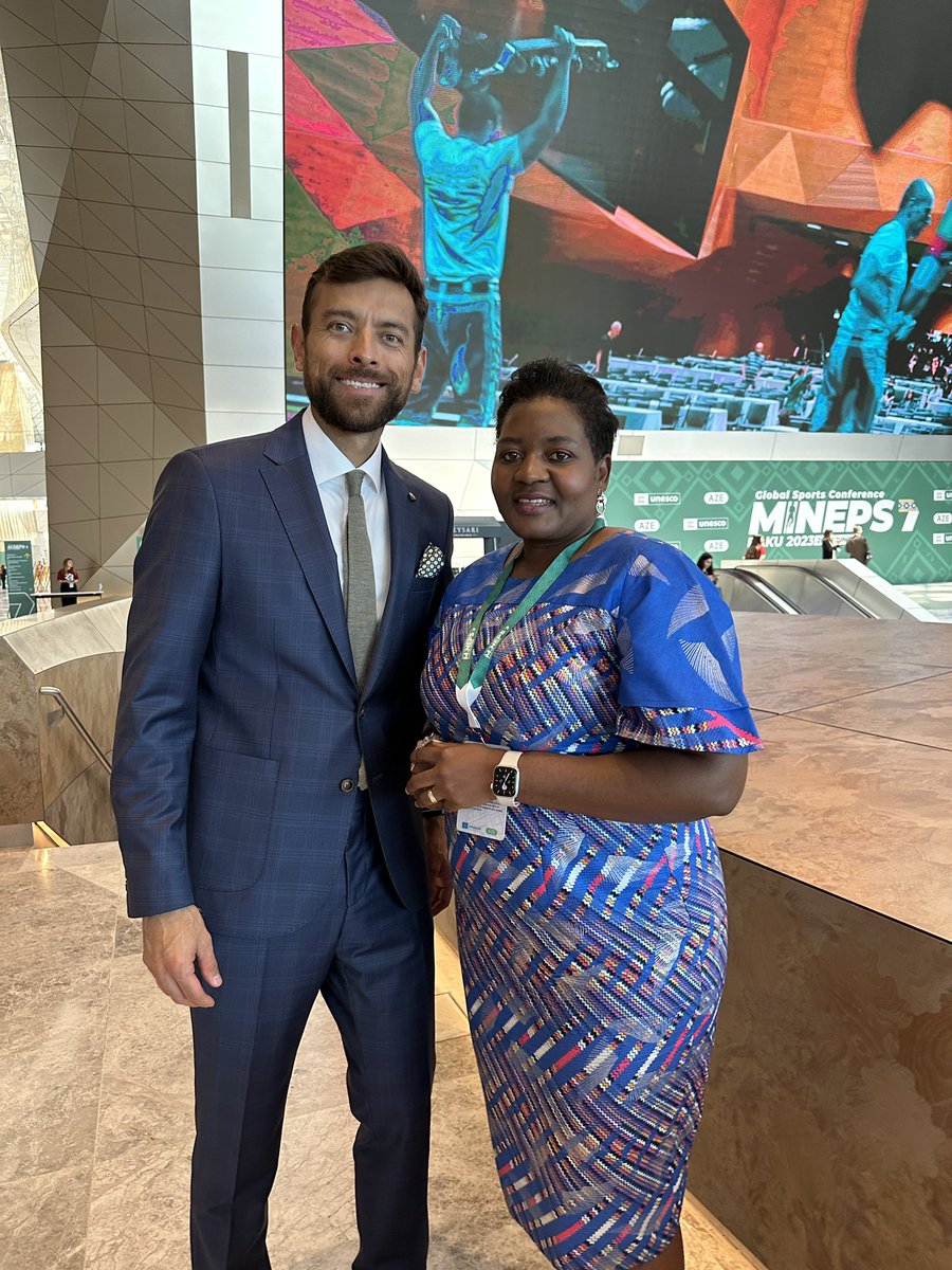 e_kantema's tweet photo. We are in Azerbaijan for the SEVENTH INTERNATIONAL CONFERENCE
OF MINISTERS AND SENIOR OFFICIALS RESPONSIBLE FOR PHYSICAL EDUCATION AND SPORT (MINEPS VII) 🇦🇿 There are discussions taking place such as the the Fit for Life sport initiative of UNESCO which seeks to combine.. https://t.co/YRNpk2QRxp