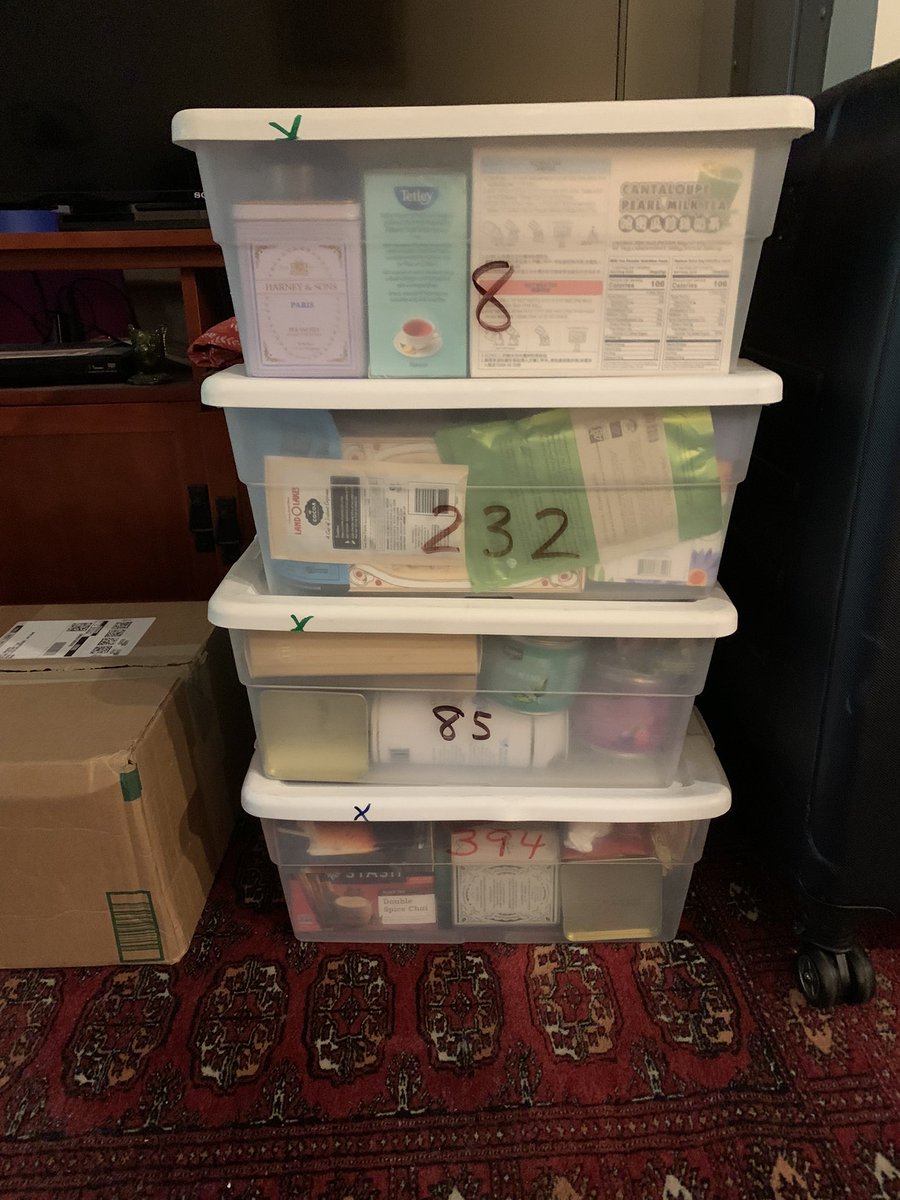 I can apparently handle EITHER being an assistant professor OR moving house and calling various handymen, but not both. #dailysyrus is on hold until I get the new house livable and myself in it. Have a picture of four of the SIX boxes of tea I moved last week as an apology.