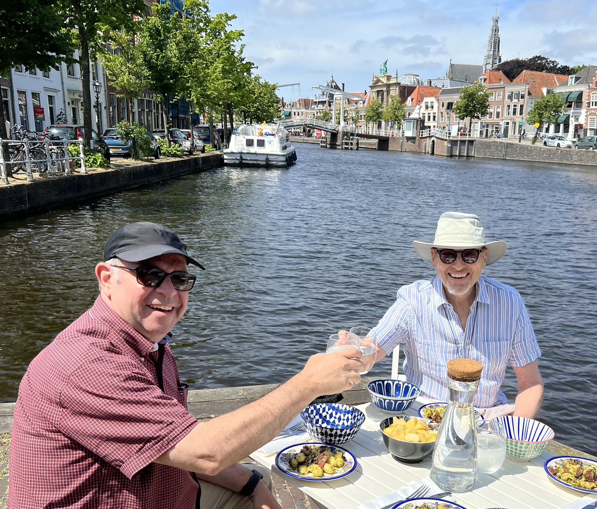 Spent the last few days in the Netherlands, and the highlight was a walking tour of Haarlem led by part-time Haarlem resident @scottburrisphlr followed by lunch just outside of his house there. Beautiful!