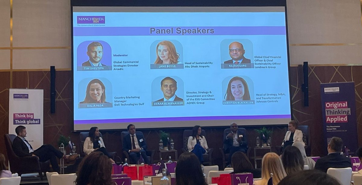 #DellTech's @Dalia_Re taking part in Annual Women in Business Forum 2023 panel discussion, addressing our commitment fostering a zero-waste on the environment, aligned with our 2030 Moonshot goals, with #tech that drives human progress. @Uom_ME 

✅ dell.to/3pgpQFC