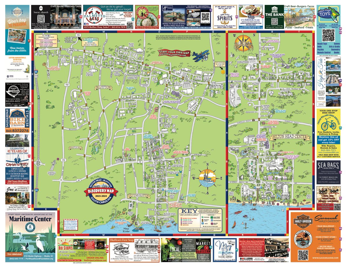 DiscoveryMap's tweet image. Congratulations to Darlene &amp;amp; Lars Wiren and Discovery Map of Hilton Head Island, SC on the publication of the 2023-2024 maps! 🌟🗺️🎉

Hilton Head Island entices with its pristine beaches, world-class golf, and tranquil beauty. 

#HiltonHead #Bluffton #CoastalCharm #discoverymap