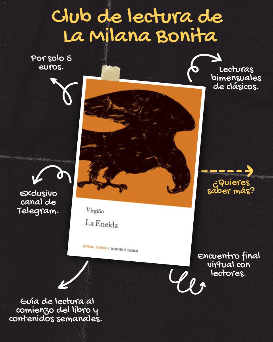 Pues aquí tenéis la apuesta de La Milana Bonita, aquello por lo que no hemos publicado nada durante los últimos seis meses, nuestro salto con tirabuzón a la piscina: abrimos un Club de Lectura Virtual en septiembre.