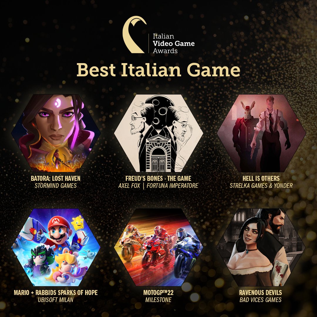 ITALIAN VIDEO GAME AWARDS 2023 WINNERS ANNOUNCEDNews