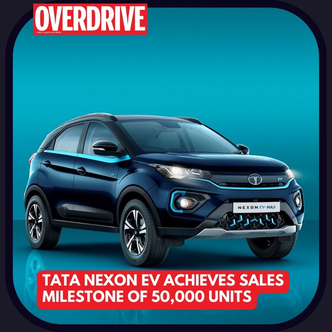 odmag's tweet image. #OverdriveNews Tata Nexon EV achieves sales milestone of 50,000 units.