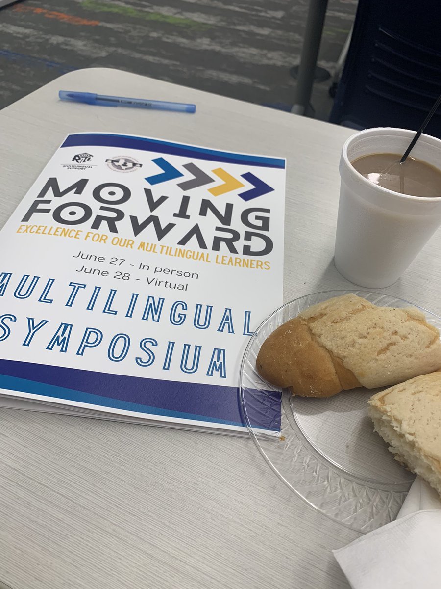 What better way to learn than getting us started with some pan 🥐 dulce and coffee ☕️. Thank you @Region10ESC @R10Multilingual @ESC11Bil_ESL