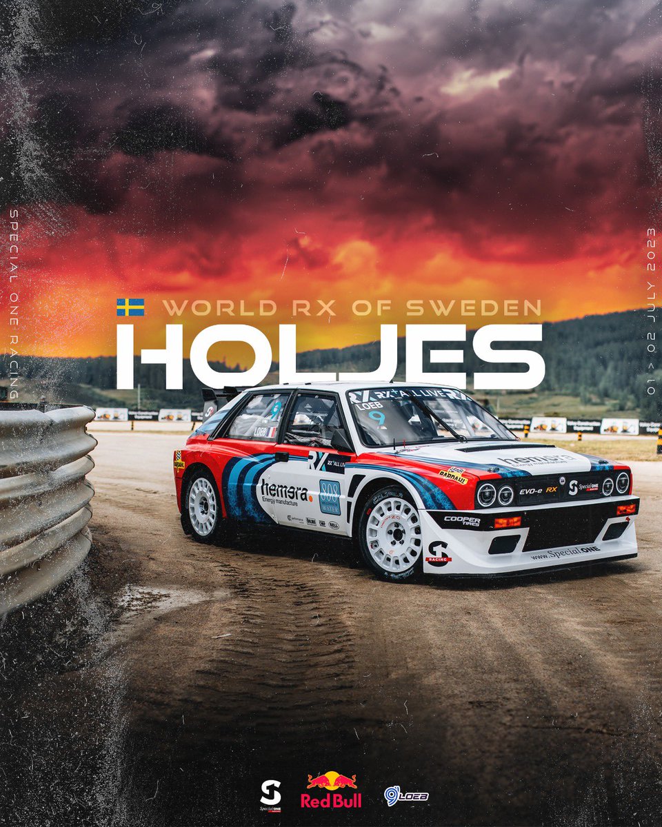 SebastienLoeb's tweet photo. Back in the game 👊🏻
📍 Höljes RX 🇸🇪
📆 01.02 July
#SpecialOneRacing #RedBull #SFR #RichardMille #Vulcanet #Indianmotorcyclefrance #Bardhal #Bell https://t.co/GgizJlg5ZL