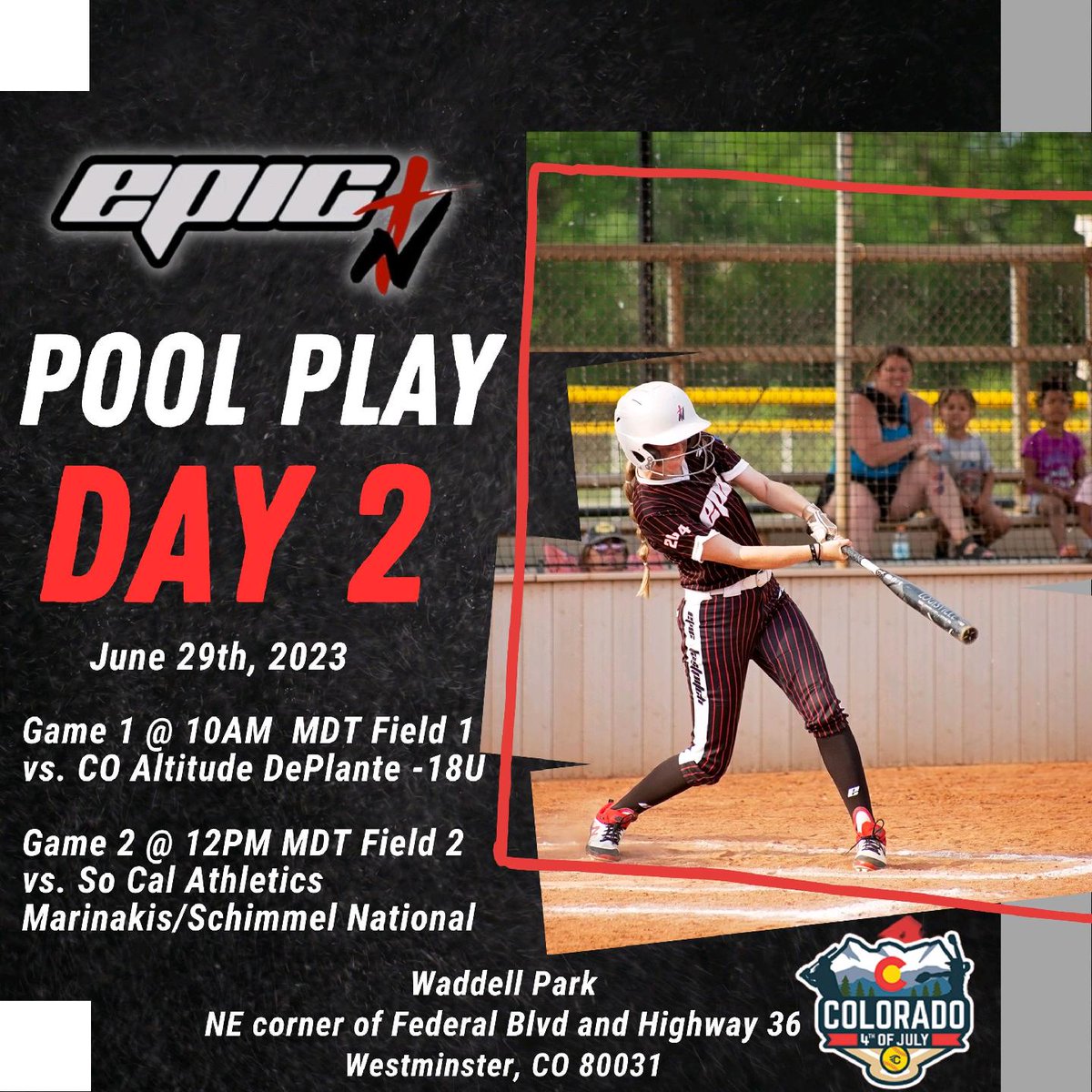 JaydenLopko's tweet photo. @Gorilla_SFB Here's my schedule for The Colorado Sparkler Tournament. Hope to see you there. https://t.co/iEaV9EPsM4