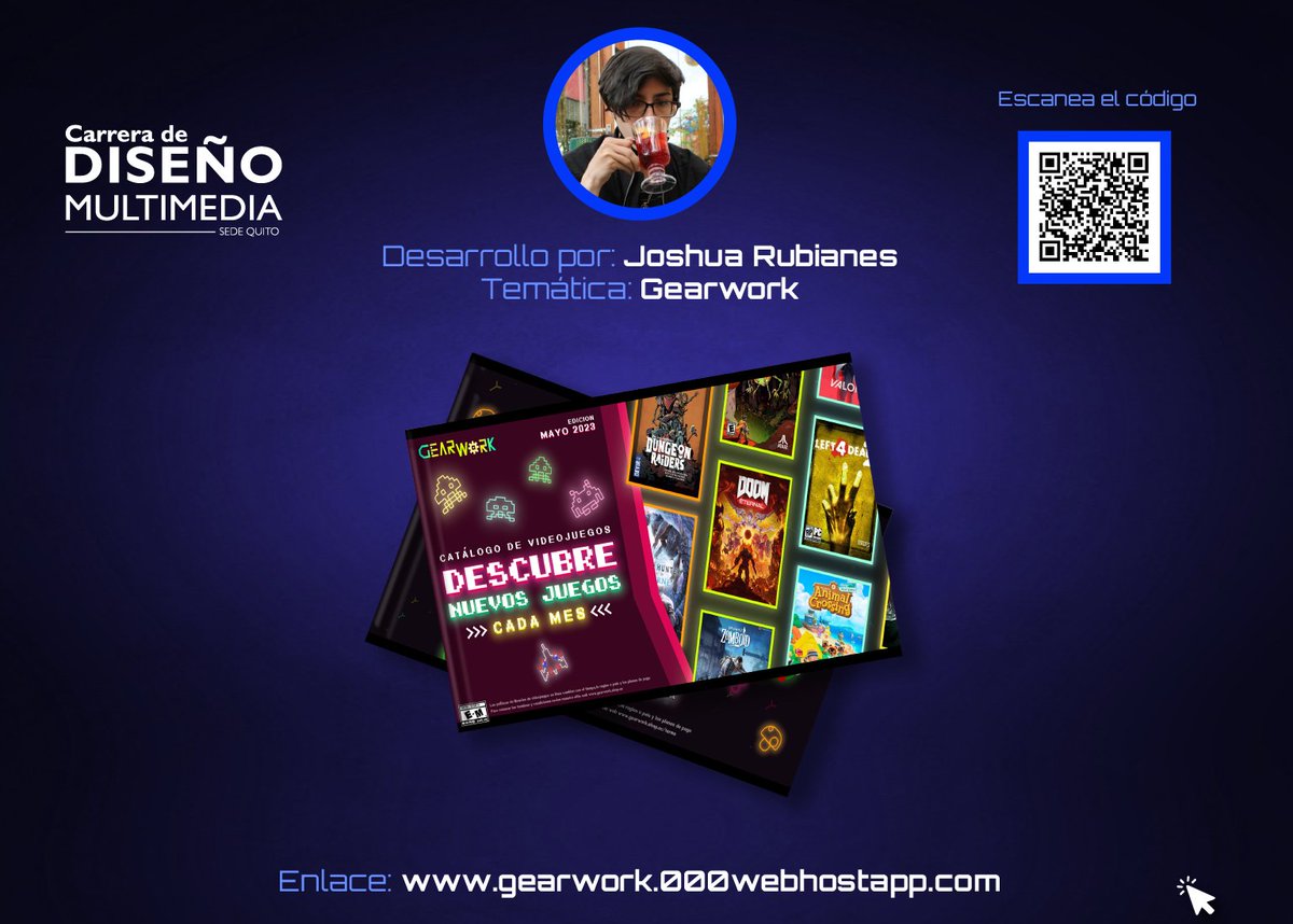 DMultimediaUPSQ's tweet image. ¡Productos #visuales con el componente interactivo!

Lo estudiantes de cuarto semestre grupos uno y dos desarrollaron un catálogo disponible en versión Flipbook y Web para formatos de pantalla de escritorio. El proyecto se diseñó con la dirección del Docente Diego Proaño.