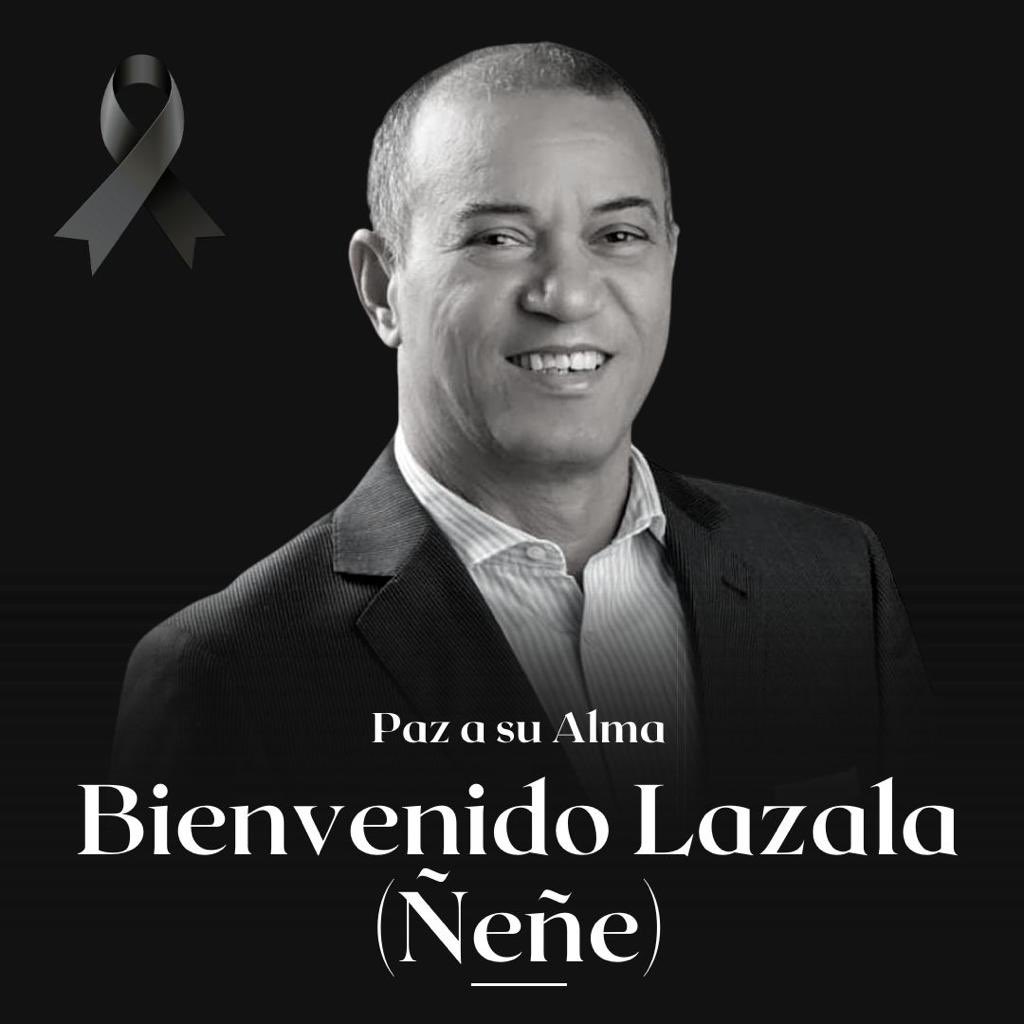 Me uno al dolor que embarga nuestra Provincia Sánchez Ramírez, pero de manera especial la familia Lazala Fabián, por el fallecimiento de su padre, ex Diputado y actual Alcalde del Municipio de Cotuí, Bienvenido Lazala Fabian (Ñeñé) , paz a su alma.