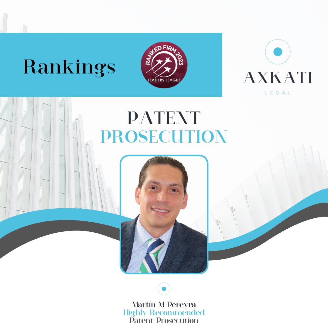 AxkatiLegal's tweet photo. El ranking internacional Leader's League, ha reconocidosa todos los socios de #AXKATI en su última guía 2023.

¡Felicidades a todo el equipo! Y muchas gracias a todos nuestros clientes por haberse tomado el tiempo de responder al ranking con su feedback.

#IP #Abogados #Mexico https://t.co/bx6bYQpQ6p