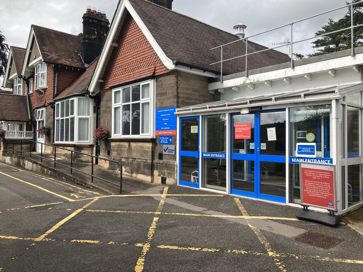 RobSissons1's tweet photo. NHS Diagnostic centre officially opened at Whitworth Hospital. Darley Dale Derbyshire. Doing the honours today the Duke and Duchess of Devonshire from ⁦@ChatsworthHouse⁩. https://t.co/k3KCmUBOki