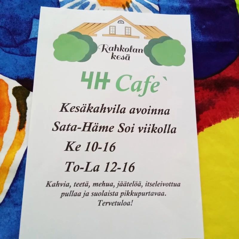 4H Cafe kesäkahvila avoinna tällä Sata-Häme Soi viikolla keskiviikosta lauantaihin ☕️🍦
Tervetuloa kahvittelemaan ja tutustumaan näyttelyihin kesäiseen Rahkolaan! 🍓
#Ikaalinen #Rahkola #4HYhdistys #4HCafe