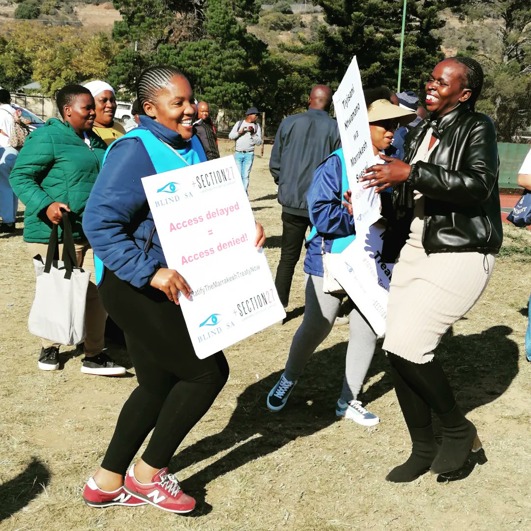 JackD157's tweet photo. It was a pleasure representing @SAGActors in the march to show solidarity with @SaBlind @SECTION27news! The #MarrakeshTreaty makes published works accessible to blind people & will help relieve the #bookfamine. So why has @governmentza done nothing to implement this in 10yrs?! https://t.co/j5A5MJNcLU