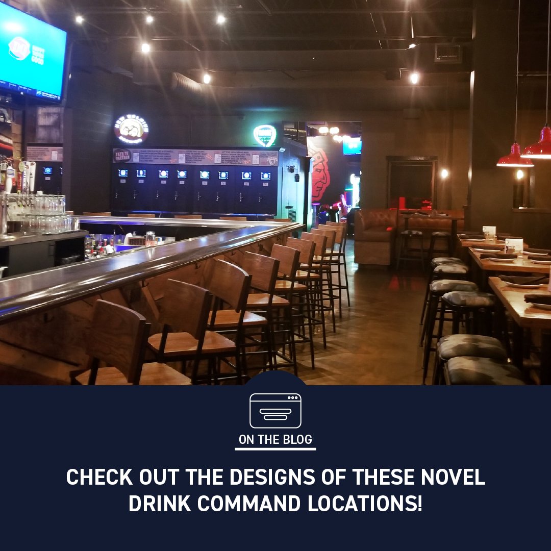 DrinkCommand's tweet image. Unlike a bunch of taps behind a bar, Drink Commands’ tap walls are versatile enough to match any venue’s theme with customizable walls, taps, &amp;amp; faucets.

Learn more about Drink Command's one-of-a-kind installations: drinkcommand.com

#selfserve #innovation #drinkcommand