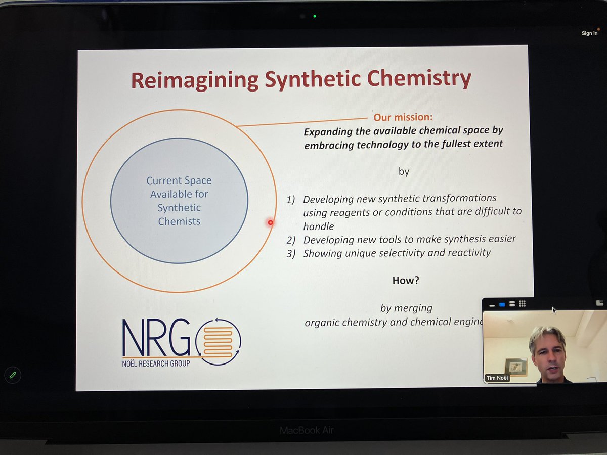 FlowChemAr's tweet image. @tnoel82 delighting is with his presentation at #FlowChemAr