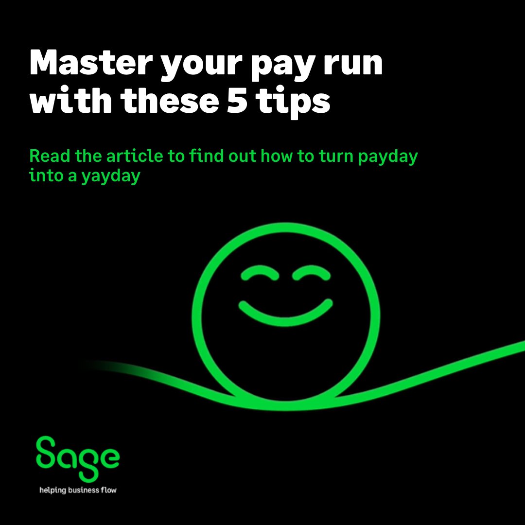 sageuk's tweet photo. 💼 Managing payroll can be challenging. But don't worry, we've got you covered!

Read our article on how to simplify the process and reduce stress today, and make payday a yay day!

🔗 https://t.co/V74yeeWVzt 

#SmallBusinessTips #PayrollManagement #PaydayYayDay https://t.co/GoVFCiyeyD