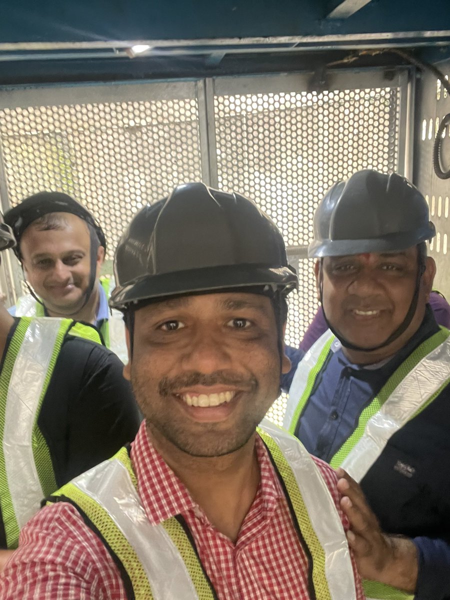 ViaWealthy's tweet photo. Went 300 feet below earth surface and 2-3 km inside to see a tunnel project capabilities of a company. It was thrill and fun.
Plant visits continue.
Honestly Nation is changing. #amazingEngineering https://t.co/n6wCVS3dAj