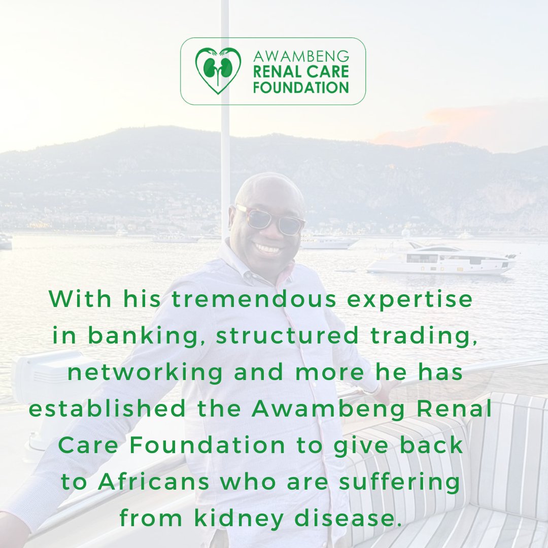 AwambengF's tweet photo. Mr. Awambeng is an active leader in promoting kidney health and economic well-being of Africa. 

#arcf #arcfcameroon #awambeng #awambengfoundation #africanhealth #renalcare #awareness #kidneydisease #kidneydiseaseawareness #kidneyawareness #CKD #ReneAwambeng https://t.co/mIQAkwQmOu