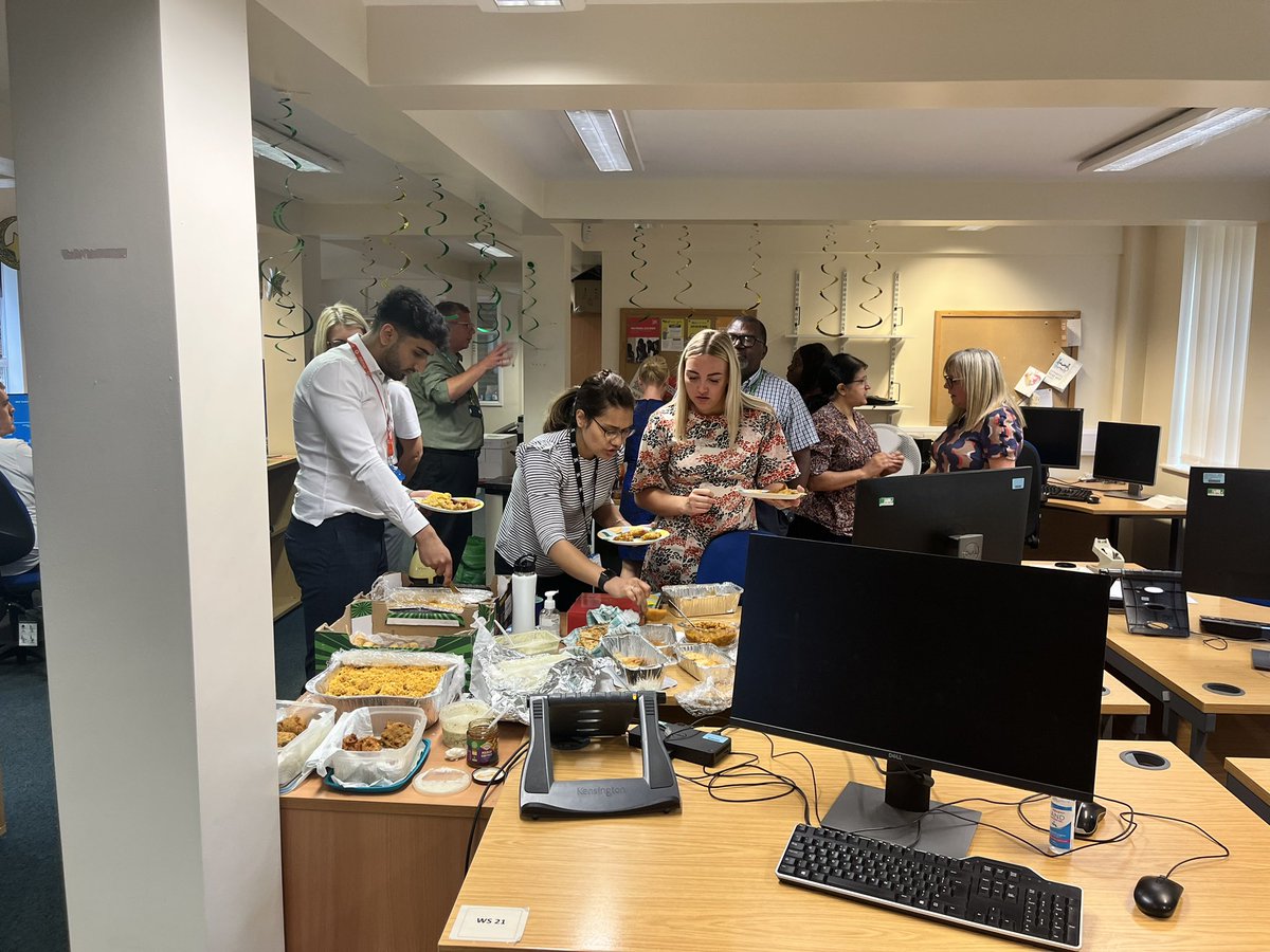 AmyDurWhit's tweet photo. MY Finance Feast today to celebrate the hard work over the last few months, as well as recognise the Festival of Eid al-Adha with colleagues who will be celebrating later this week. Great to be part of @MYHTFinance https://t.co/7DaLnM2HXv