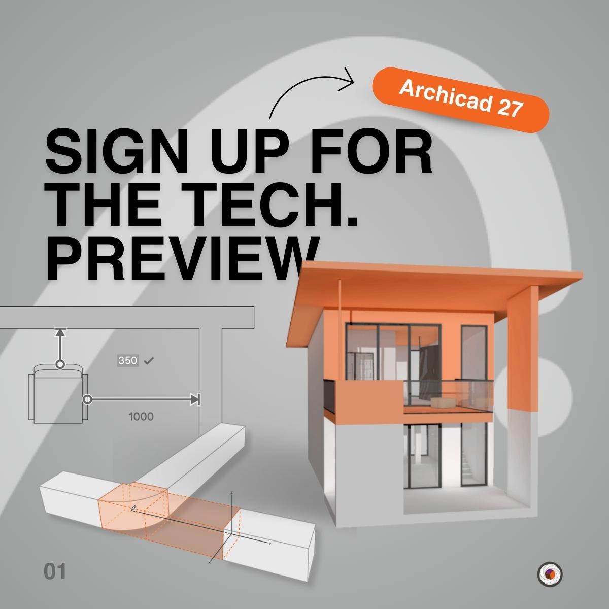 BIM6x's tweet photo. 📢 Be part of the Archicad 27 Technology Preview Program! Shape the future of Archicad and BIMcloud by test-driving pre-release versions. Sign up now to stay informed and have your voice heard!
📌 https://t.co/qx1xYOP7lG

#Archicad #BIM #TechPreview #Technologyn #Architecture https://t.co/fBKpoLbFuu