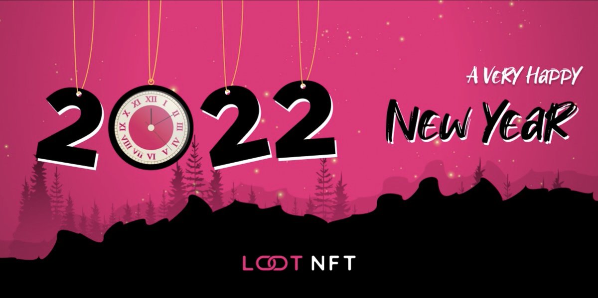 Wishing you all a very happy and prosperous New Year! ⭐️

$LTT #LootNFT #Lootverse #NFTcommunity #NFTartists #NFT #NewYear2022