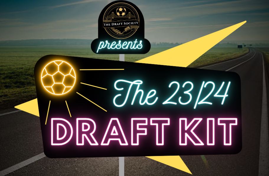 Draft_Society's tweet photo. In just 4 days...
🔥THE 23/24 DRAFT KIT DROPS!🔥
The most extensive Draft Kit in the game is back with all the key analysis you need to dominate your league:
💥23/24 Rankings
💥Live Draft Aide
💥Cheat Sheets
💥Team Previews
More info in the coming days!
#FPL #DraftPL #EPLDraft https://t.co/iXD2FECRJS