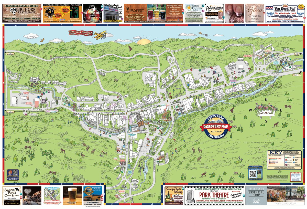 DiscoveryMap's tweet image. Congratulations to Tom Griek of Discovery Map of Estes Park, Colorado on the publication of the 2023-2024 maps! 🌟🗺️🎉

With charming shops and cozy mountain lodges, Estes Park is the perfect gateway to mountain bliss.
#EstesPark #RockyMountains #MountainRetreat #discoverymap