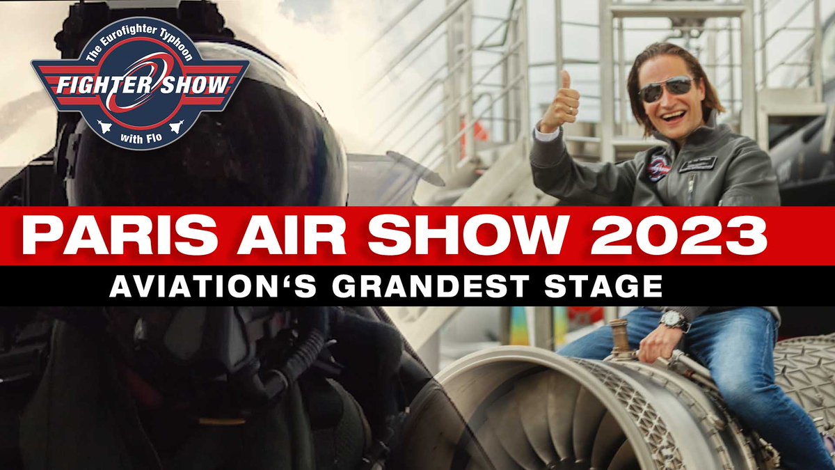 Episode 7 of The Fighter Show has just dropped 🎬

In this episode, we take you behind the scenes of the #ParisAirShow2023 🇫🇷

Our team showcases the latest innovations in the #aviation world and introduces you to the people behind the machines, sharing their insights and