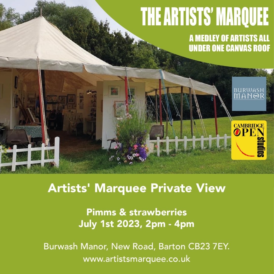 CambridgeCityCP's tweet photo. #CANEvents
The Artists' Marquee @burwashmanor
Opening event Saturday 1 July - 11am to 5pm
#The ArtistsMarquee will be hosting group shows every @CamOpenStudios weekend
Dates: 1,2, 8, 9, 15, 16, 22, 23 July
@burwashlarder
https://t.co/0zvEaqnR7g https://t.co/ciGm4ugkqV